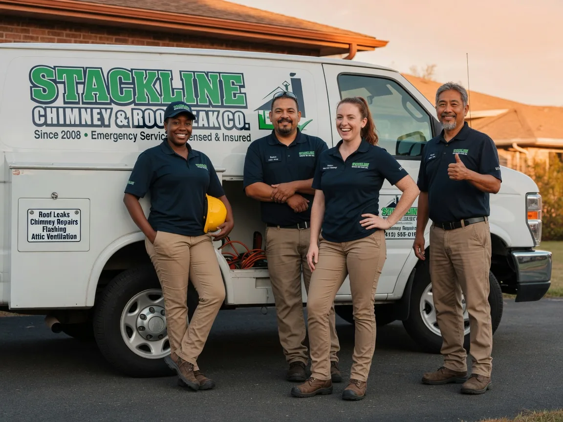 Chimney flashing repair company in West Lafayette, OH